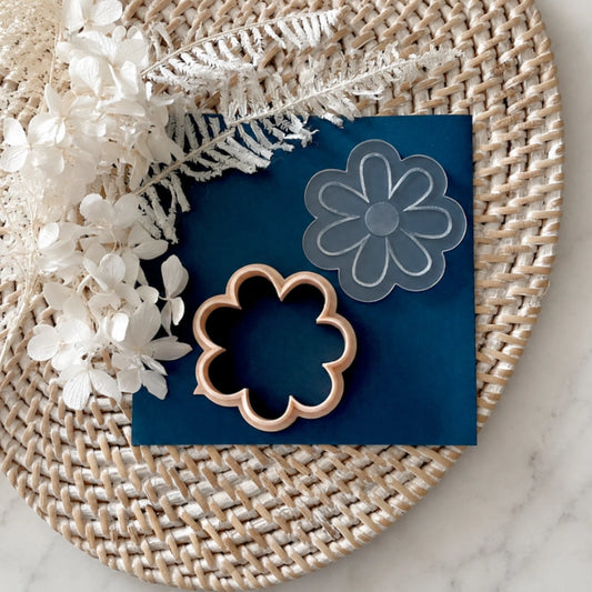 Mini Daisy Cutter and Debosser Set - Little Biskut