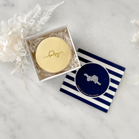 Oh Baby Tiny Text Stamp - Little Biskut