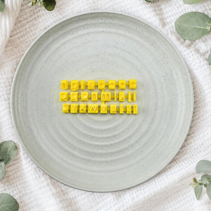 Modern Letter Stamps - Custom Cookie Cutters