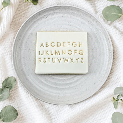 Modern Letter Stamps - Custom Cookie Cutters