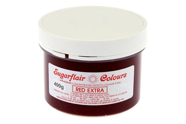 Red Extra Paste 400g - Sugarflair