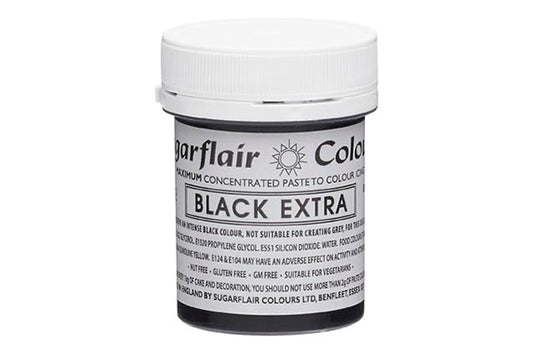 Black Extra Maximum Concentrated Food Colour 42g - Sugarflair