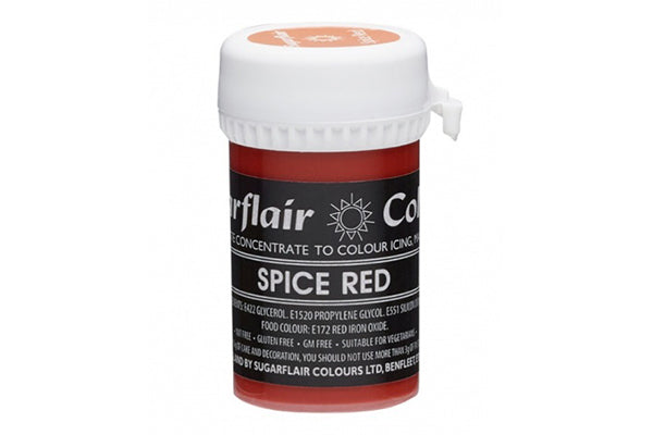 Pastel Spice Red Paste - Food Colour 25g - Sugarflair