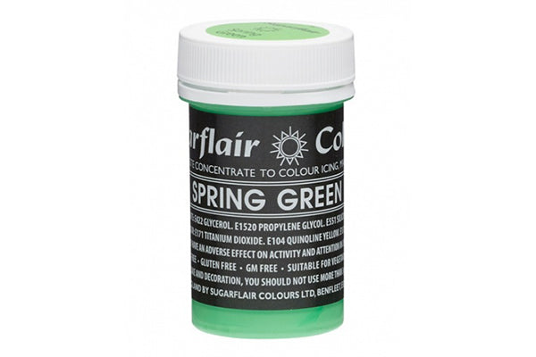 Pastel Spring Green Paste - Food Colour 25g - Sugarflair