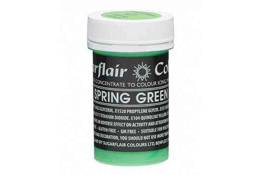 Pastel Spring Green Paste - Food Colour 25g - Sugarflair