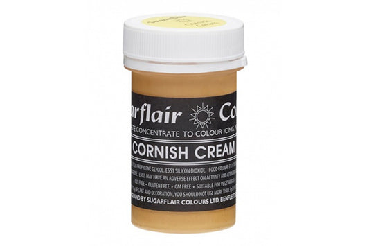Pastel Cornish Cream Paste - Food Colour 25g - Sugarflair