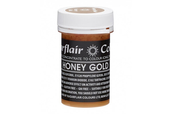 Pastel Honey Gold Paste - Food Colour 25g - Sugarflair