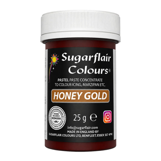 Pastel Honey Gold Paste - Food Colour 25g - Sugarflair