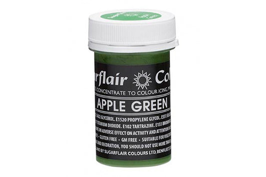 Pastel Apple Green Paste - Food Colour 25g - Sugarflair