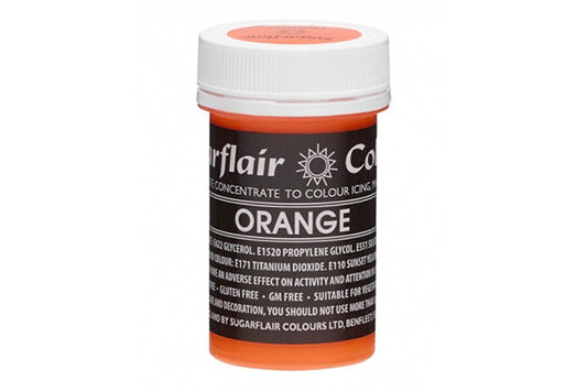 Orange Pastel Paste - Food Colour 25g - Sugarflair