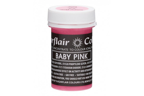 Pastel Baby Pink Paste - Food Colour 25g - Sugarflair