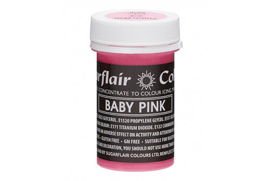 Pastel Baby Pink Paste - Food Colour 25g - Sugarflair
