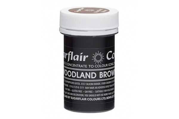 Pastel Woodland Brown Paste - Food Colour 25g - Sugarflair