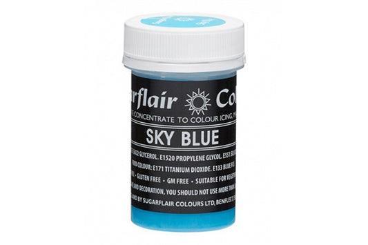 Sky Blue Pastel Paste - Food Colour 25g - Sugarflair