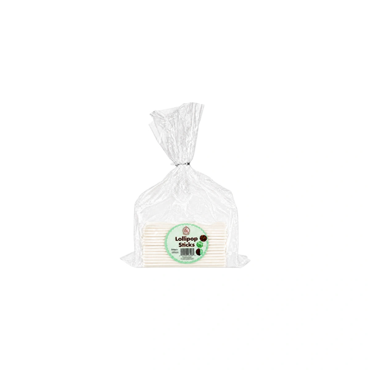 White Lollipop Sticks 4 Inch (500 Pack) - Gateau Art