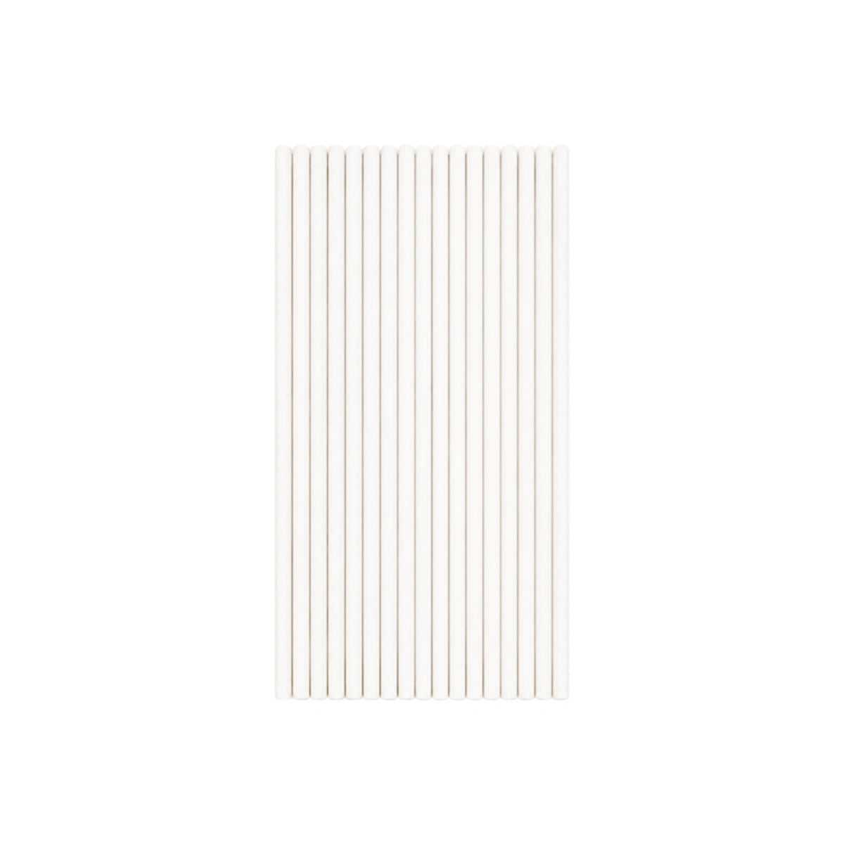 White Lollipop Sticks 5.5mm Thick 6 Inch (50 Pack) - Gateau Art