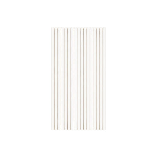 White Lollipop Sticks 5.5mm Thick 6 Inch (50 Pack) - Gateau Art