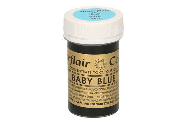 Blue Baby Spectral Paste - Fondant and Buttercream Colour 25g - Sugarflair