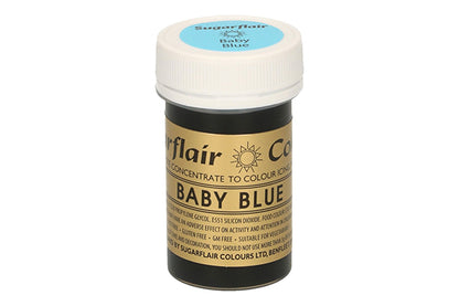 Blue Baby Spectral Paste - Fondant and Buttercream Colour 25g - Sugarflair