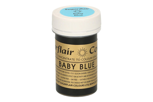 Blue Baby Spectral Paste - Fondant and Buttercream Colour 25g - Sugarflair
