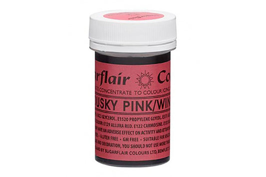 Pink Dusky Spectral Paste - Fondant and Buttercream Colour 25g - Sugarflair