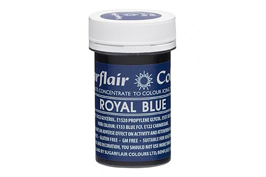 Royal Blue Spectral Paste - Fondant and Buttercream Colour 25g - Sugarflair