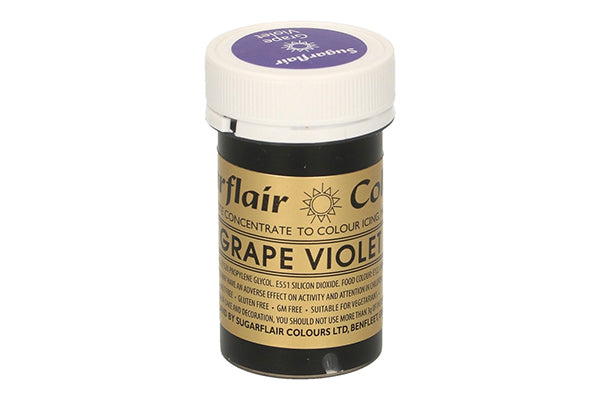 Grape Violet Spectral Paste - Fondant and Buttercream Colour 25g - Sugarflair