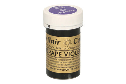 Grape Violet Spectral Paste - Fondant and Buttercream Colour 25g - Sugarflair