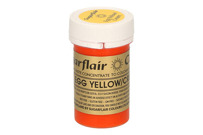 Yellow Egg Cream Spectral Paste - Fondant and Buttercream Colour 25g - Sugarflair