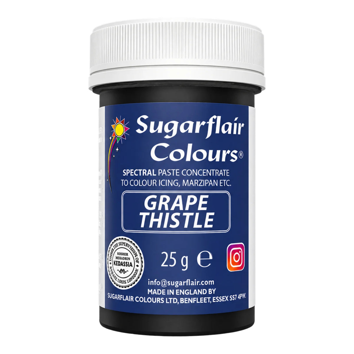 Grape Thistle Spectral Paste - Fondant and Buttercream Colour 25g - Sugarflair