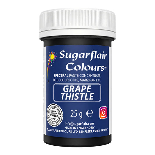 Grape Thistle Spectral Paste - Fondant and Buttercream Colour 25g - Sugarflair