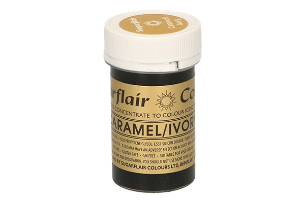 Ivory Caramel Spectral Paste - Fondant and Buttercream Colour 25g - Sugarflair