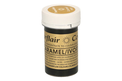 Ivory Caramel Spectral Paste - Fondant and Buttercream Colour 25g - Sugarflair