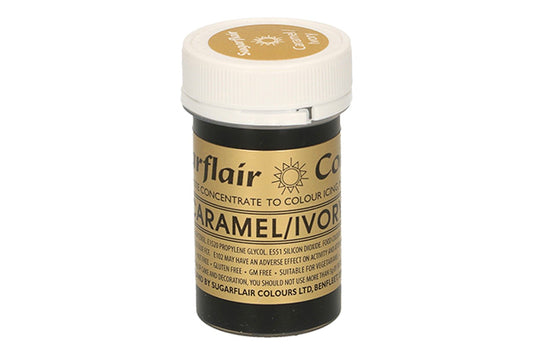 Ivory Caramel Spectral Paste - Fondant and Buttercream Colour 25g - Sugarflair