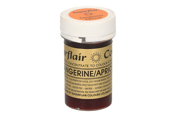 Tangerine Spectral Paste - Fondant and Buttercream Colour 25g - Sugarflair