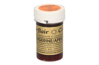 Tangerine Spectral Paste - Fondant and Buttercream Colour 25g - Sugarflair