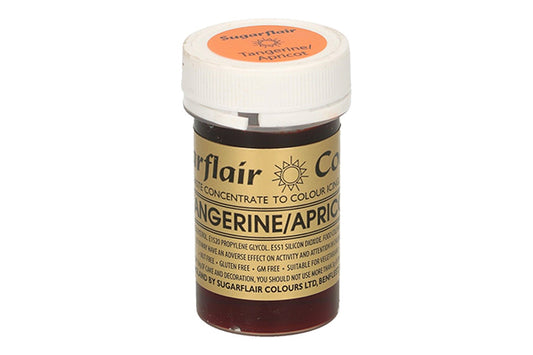 Tangerine Spectral Paste - Fondant and Buttercream Colour 25g - Sugarflair