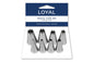LOYAL SET PASTRY TUBES S S - STAR PASTRY TUBE S S
