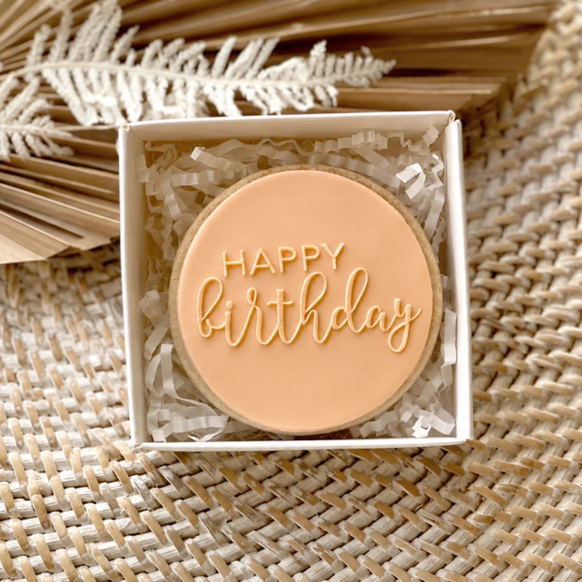 Happy Birthday Cursive Debosser ( Level Up!) - Little Biskut
