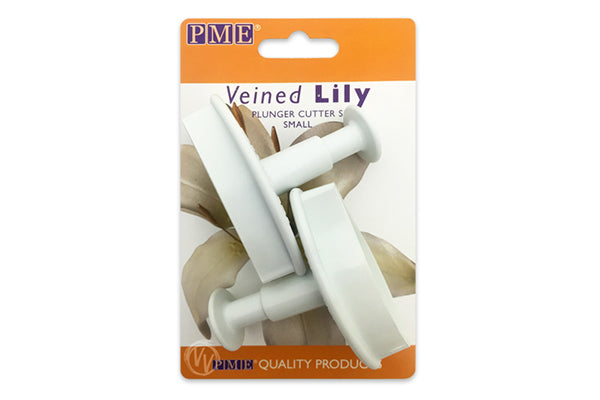 ( 2.4 Inch) Floral Plunger Cutters - Small Veined Lily 60mm (2 Pack) - PME