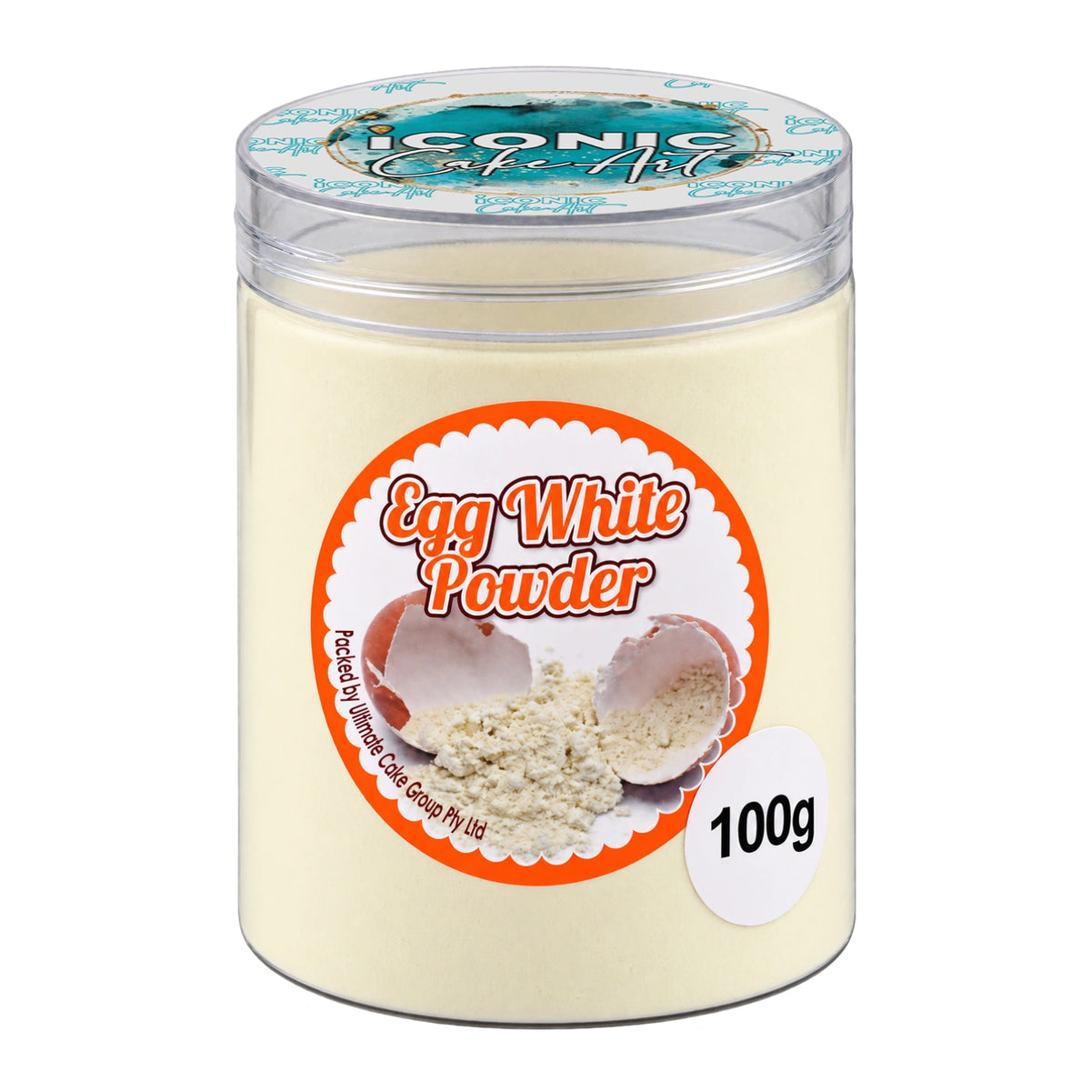 White Egg Powder High Whip 100g - Iconic Cake Art