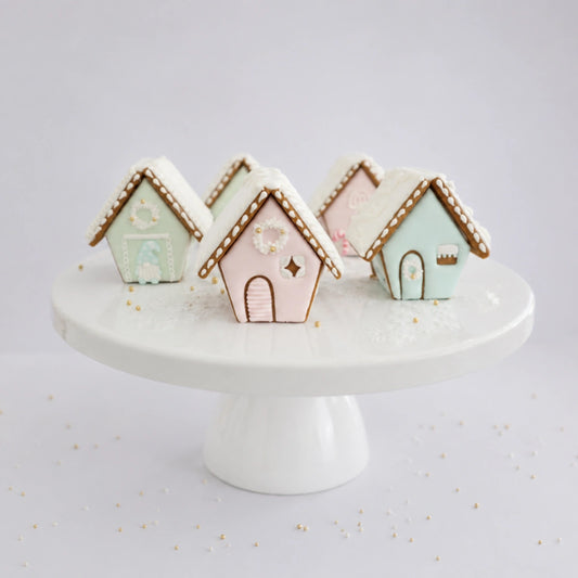 Gingerbread Cottage Cutter (Miss Biscuit) - Mini Set - Custom Cookie Cutters