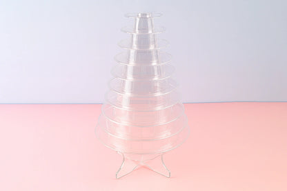 10 Tier Macaron Stand - with Base - Iconic Cake Art