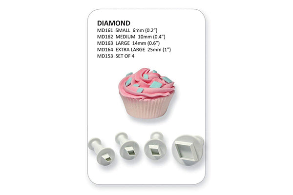 Shapes Plunger Cutters - Diamond - PME