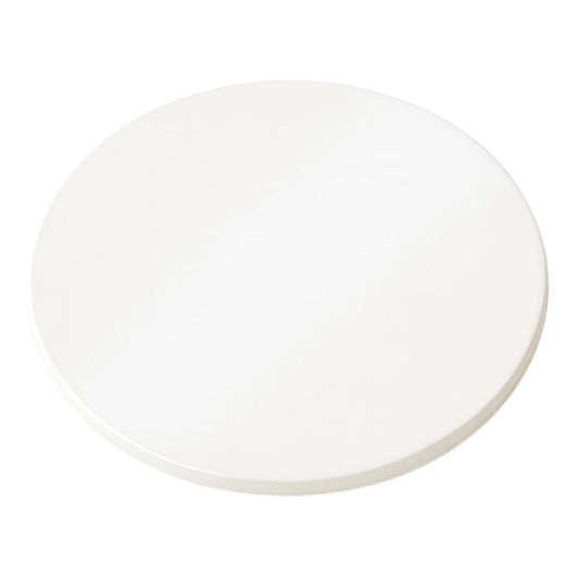 White High Gloss Round Drum Cake Board-Masonite 14 Inch - Iconic Cake Art