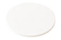 WHITE ROUND DRUM MDF CAKE BOARD-MASONITE - 8 Inch