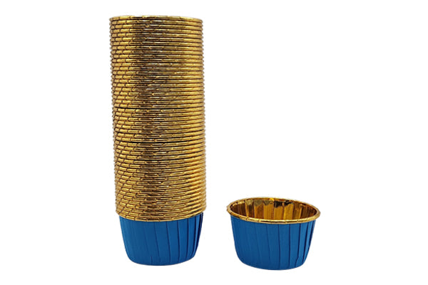 Blue Cupcake Liners (50 Pack) - Iconic Cake Art