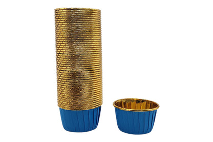 Blue Cupcake Liners (50 Pack) - Iconic Cake Art