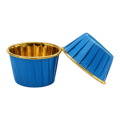 Blue Cupcake Liners (50 Pack) - Iconic Cake Art