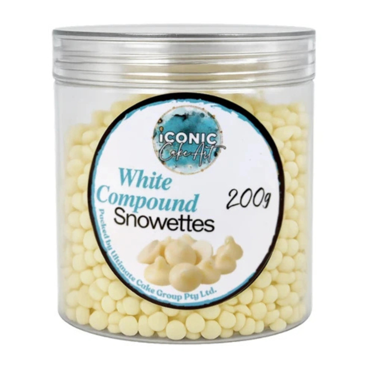 Chocolate White Chips Snowetts 200g - Iconic Cake Art